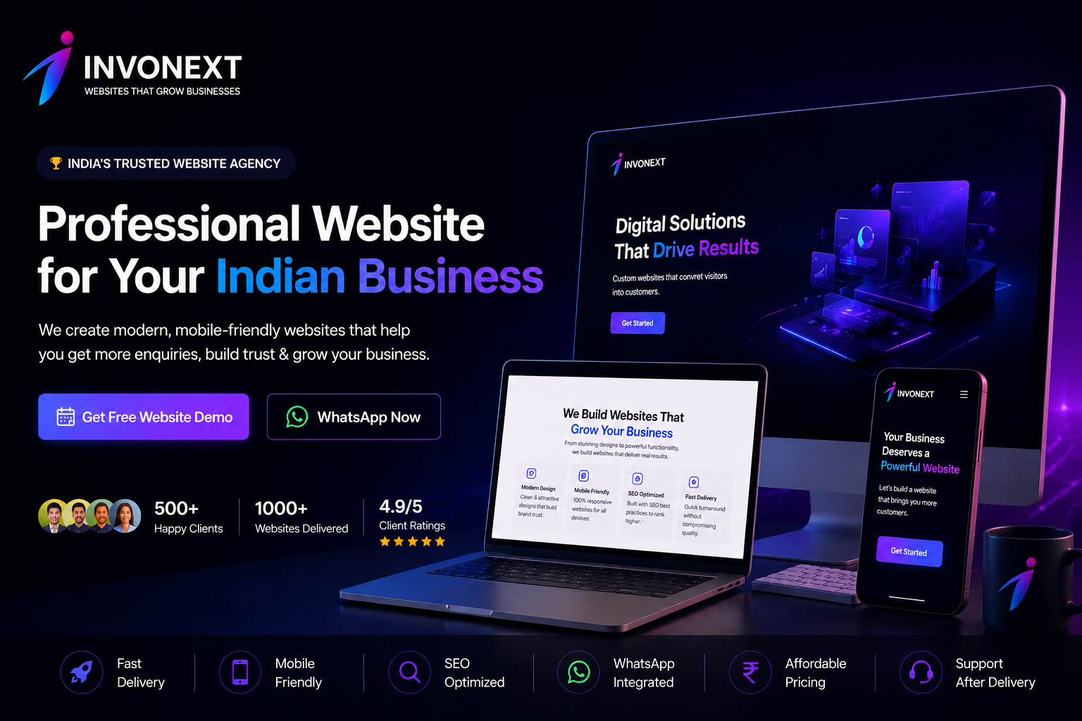 Invonext — Professional websites for businesses